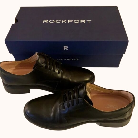 Rockport Total Motion Lennox Oxford, Black - Picture 10 of 14
